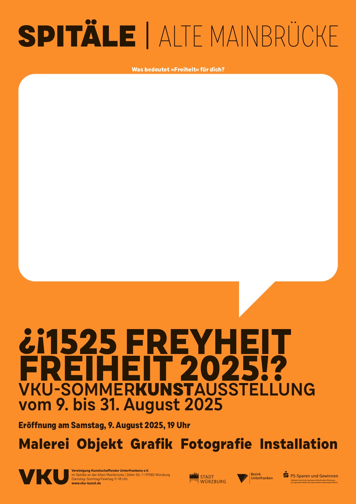 VKU-Sommerausstellung: »¿¡1525 FREYHEIT – FREIHEIT 2025!?«